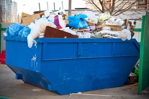 Professional office clearance services being performed